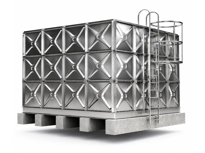 Hot-Dip Galvanized Steel Water Tanks