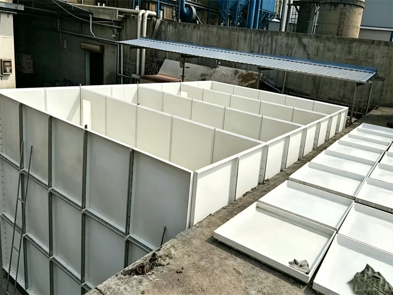 GRP Sectional Water Tank Partition Design