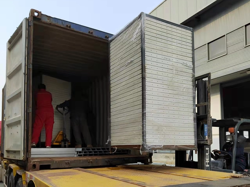 Water tank loading