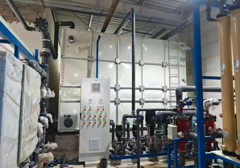 GRP Sectional Water Tank Project
