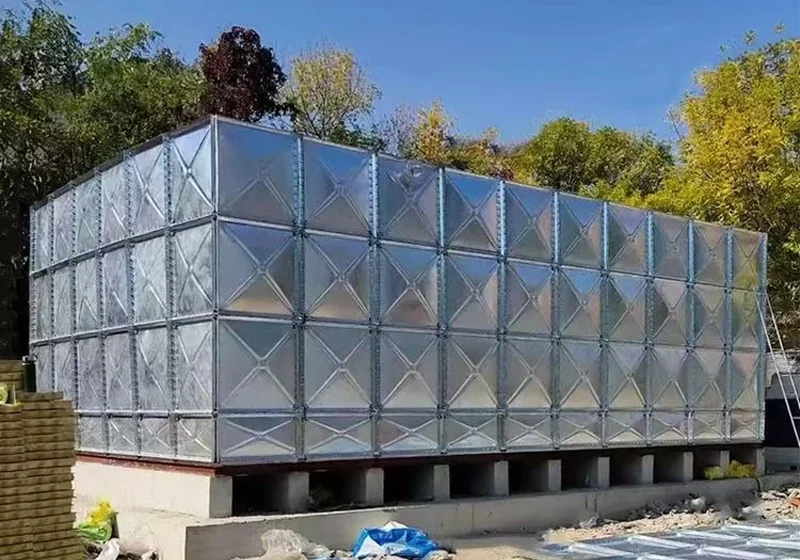 Hot-dip galvanized water tank project